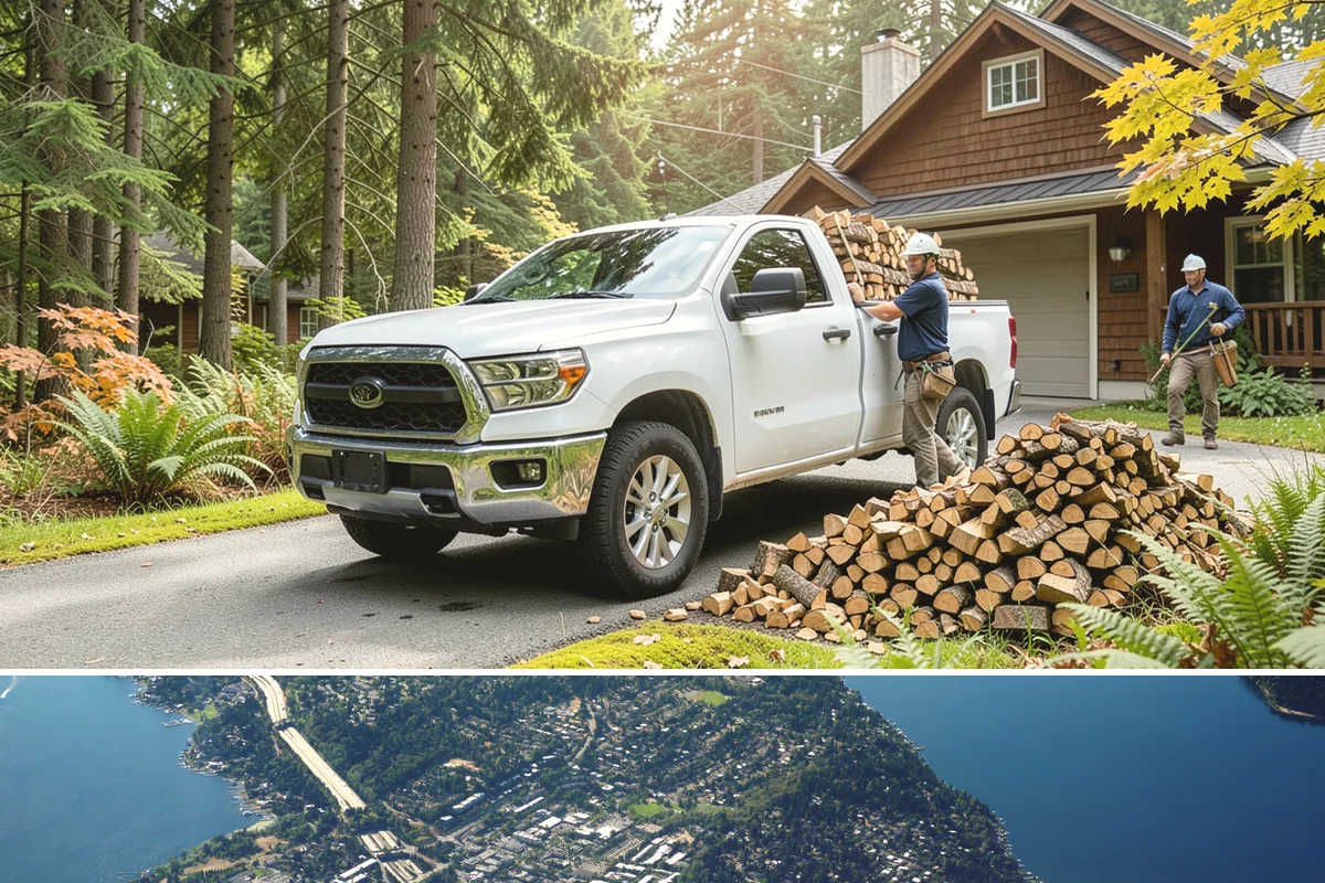 Fall Firewood Delivery in Mercer Island, King County, WA - Early to mid fall is ideal, giving you a full supply in place before winter weather and demand both climb.