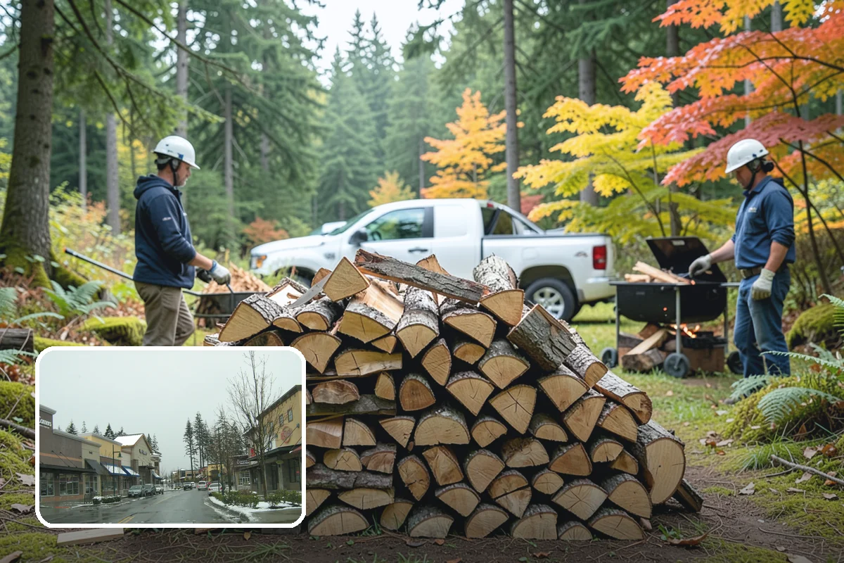 Fall Firewood Delivery in Mill Creek, Snohomish County, WA - Gets you stocked before the winter rush