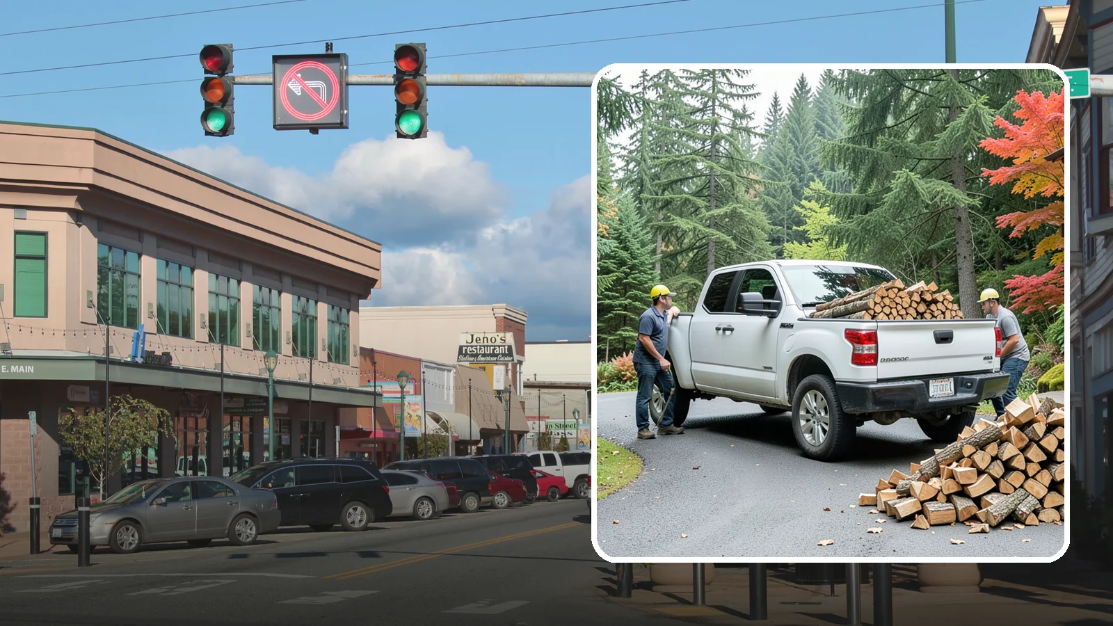 Fall Firewood Delivery in Monroe, Snohomish County, WA - As the Northwest cools down, we deliver a full supply so you head into heating season already stocked and ready.
