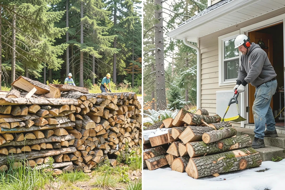 Fall Firewood Delivery in Monroe, Snohomish County, WA - Plan your fall stock-up quantity for the season