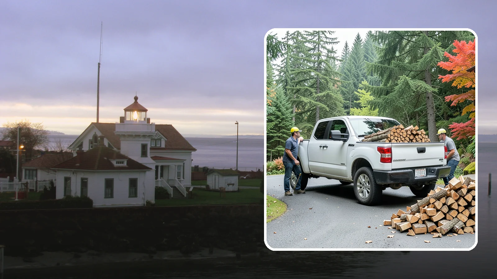 Fall Firewood Delivery in Mukilteo, Snohomish County, WA - As the Northwest cools down, we deliver a full supply so you head into heating season already stocked and ready.