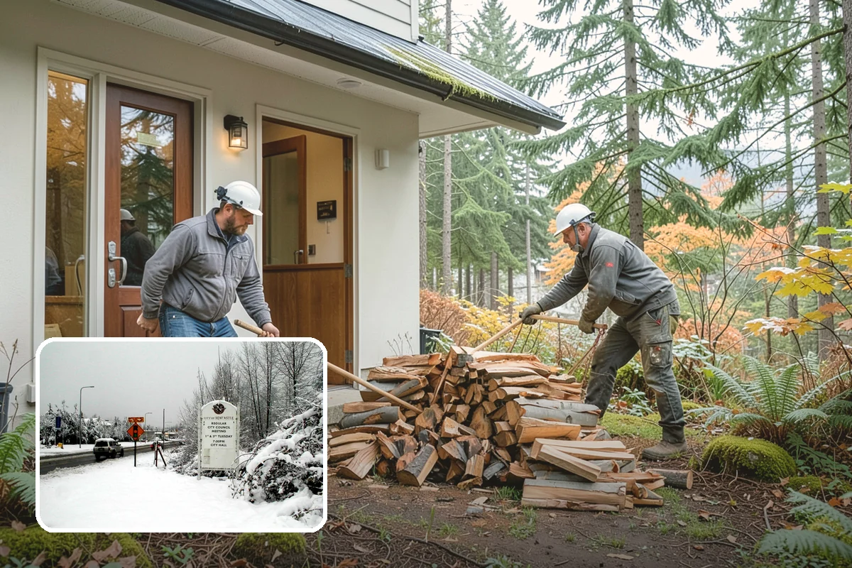 Fall Firewood Delivery in Newcastle, King County, WA - Gets you stocked before the winter rush