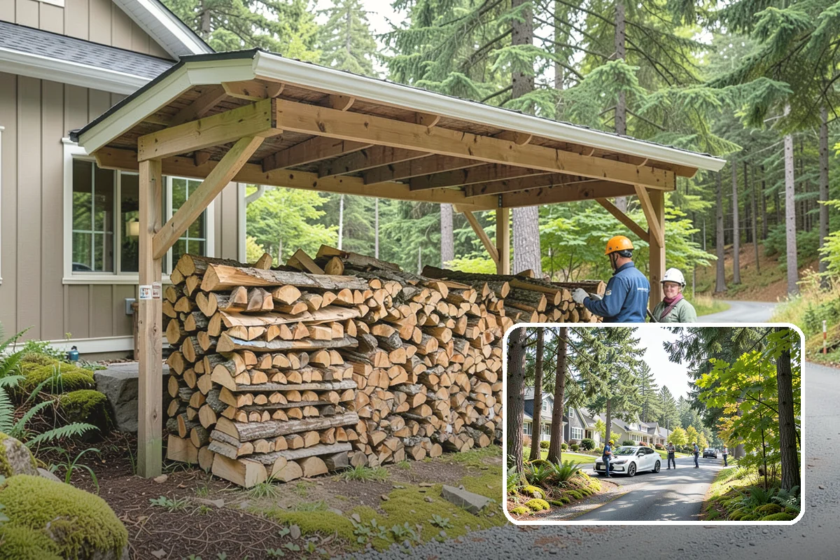 Fall Firewood Delivery in Normandy Park, King County, WA - Gets you stocked before the winter rush