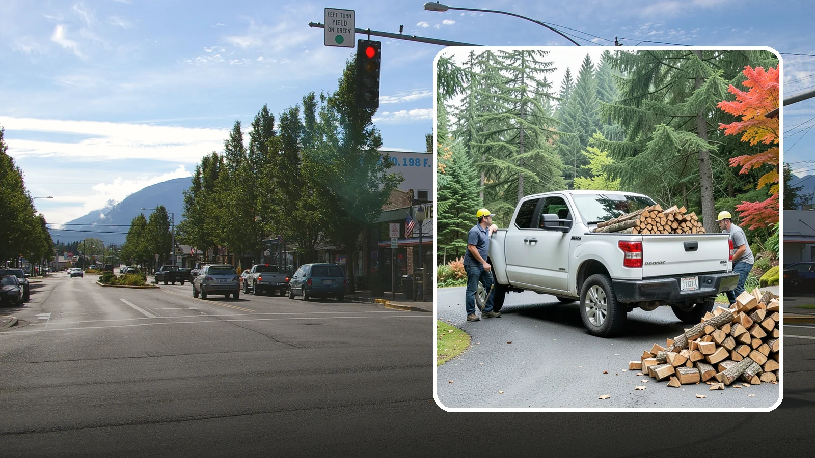 Fall Firewood Delivery in North Bend, King County, WA - As the Northwest cools down, we deliver a full supply so you head into heating season already stocked and ready.