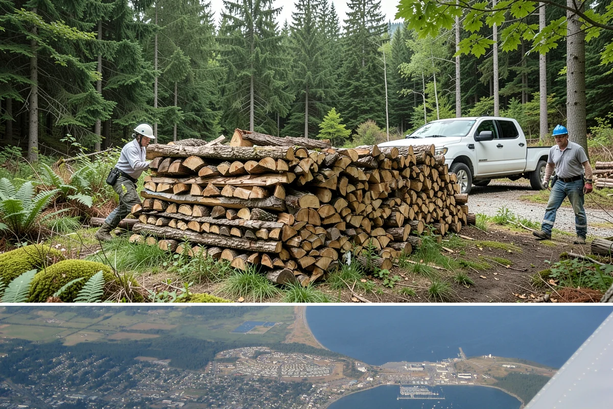 Fall Firewood Delivery in Oak Harbor, Island County, WA - Early to mid fall is ideal, giving you a full supply in place before winter weather and demand both climb.
