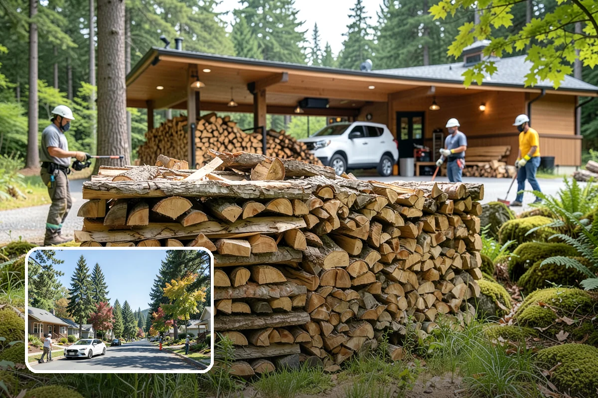 Fall Firewood Delivery in Orting, Pierce County, WA - Gets you stocked before the winter rush