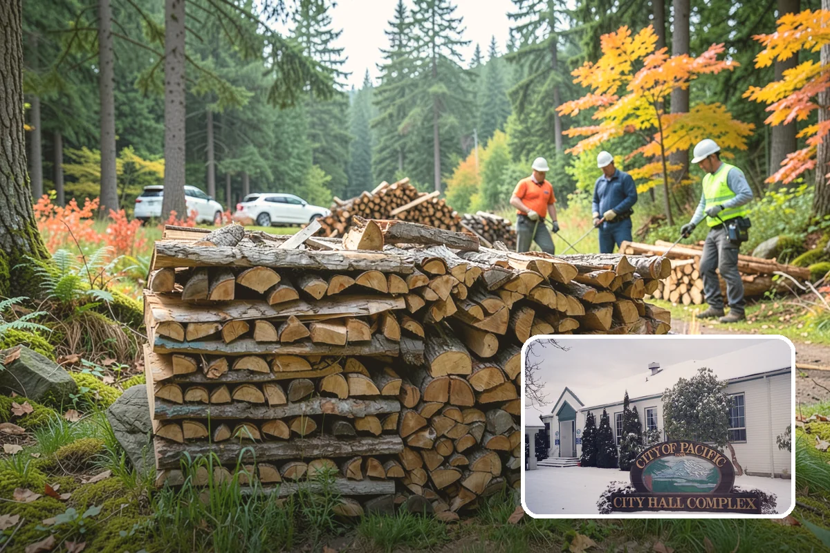 Fall Firewood Delivery in Pacific, King County, WA - Gets you stocked before the winter rush