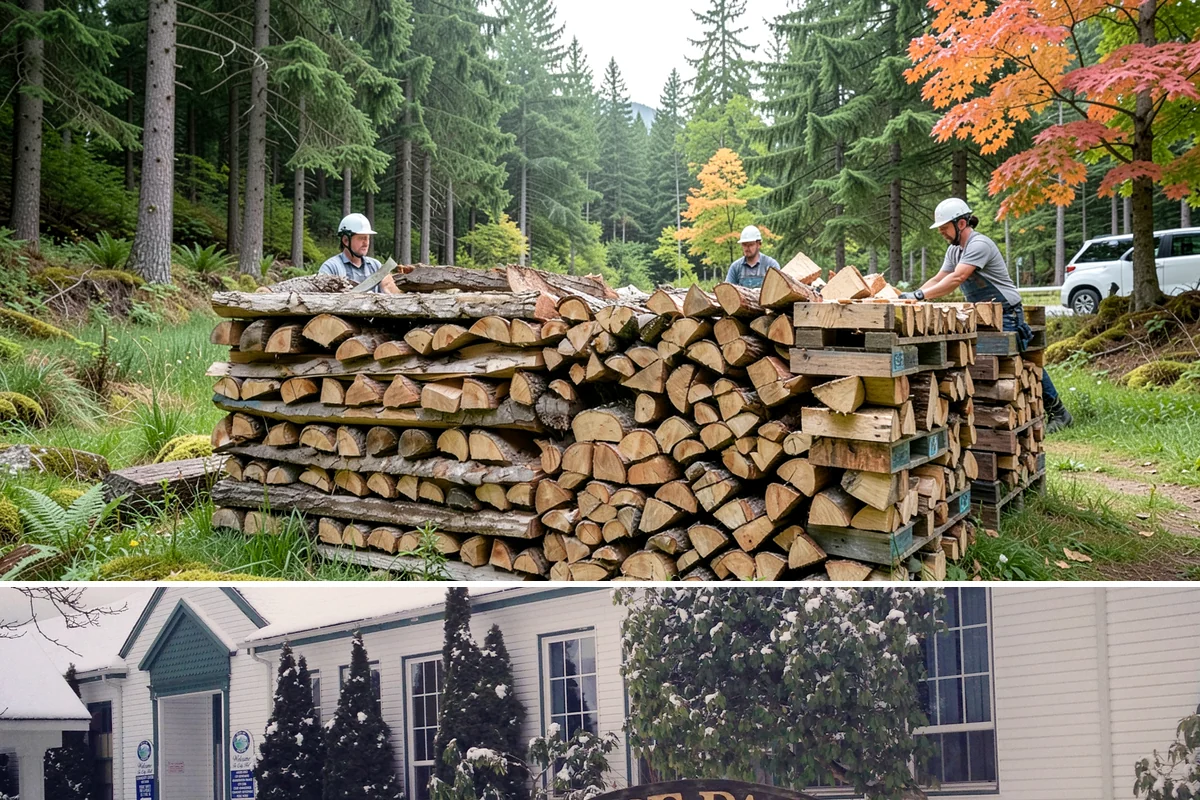 Fall Firewood Delivery in Pacific, King County, WA - Early to mid fall is ideal, giving you a full supply in place before winter weather and demand both climb.