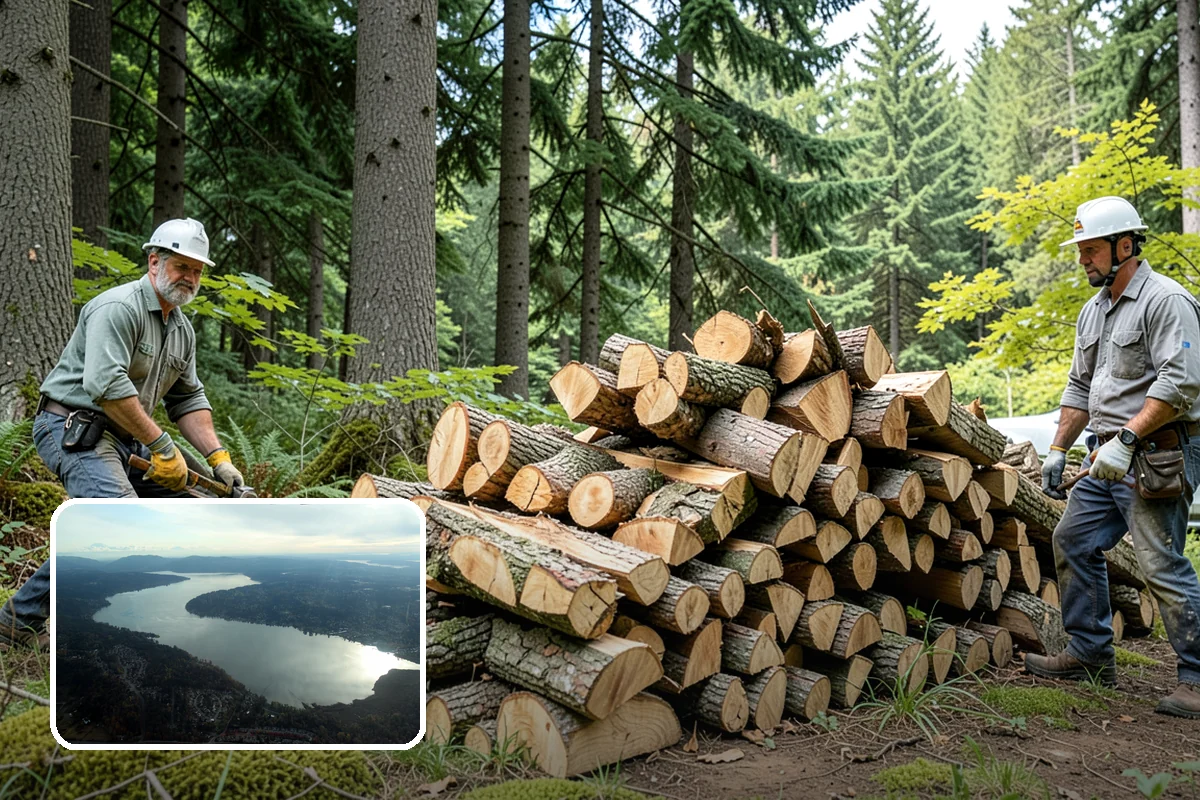 Fall Firewood Delivery in Sammamish, King County, WA - Gets you stocked before the winter rush