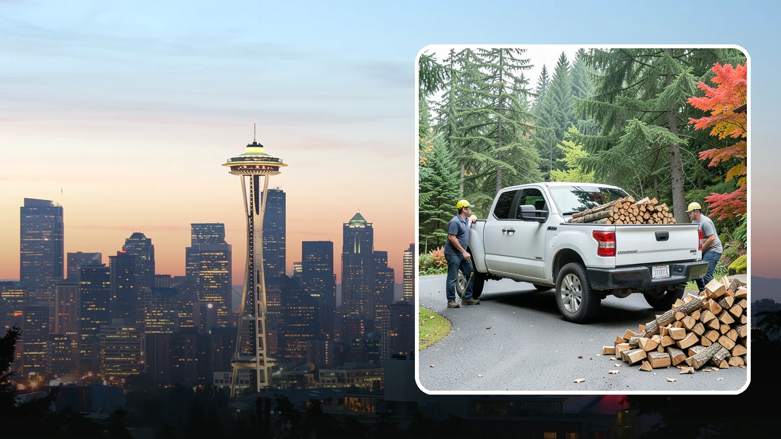 Fall Firewood Delivery in Seattle, King County, WA - As the Northwest cools down, we deliver a full supply so you head into heating season already stocked and ready.