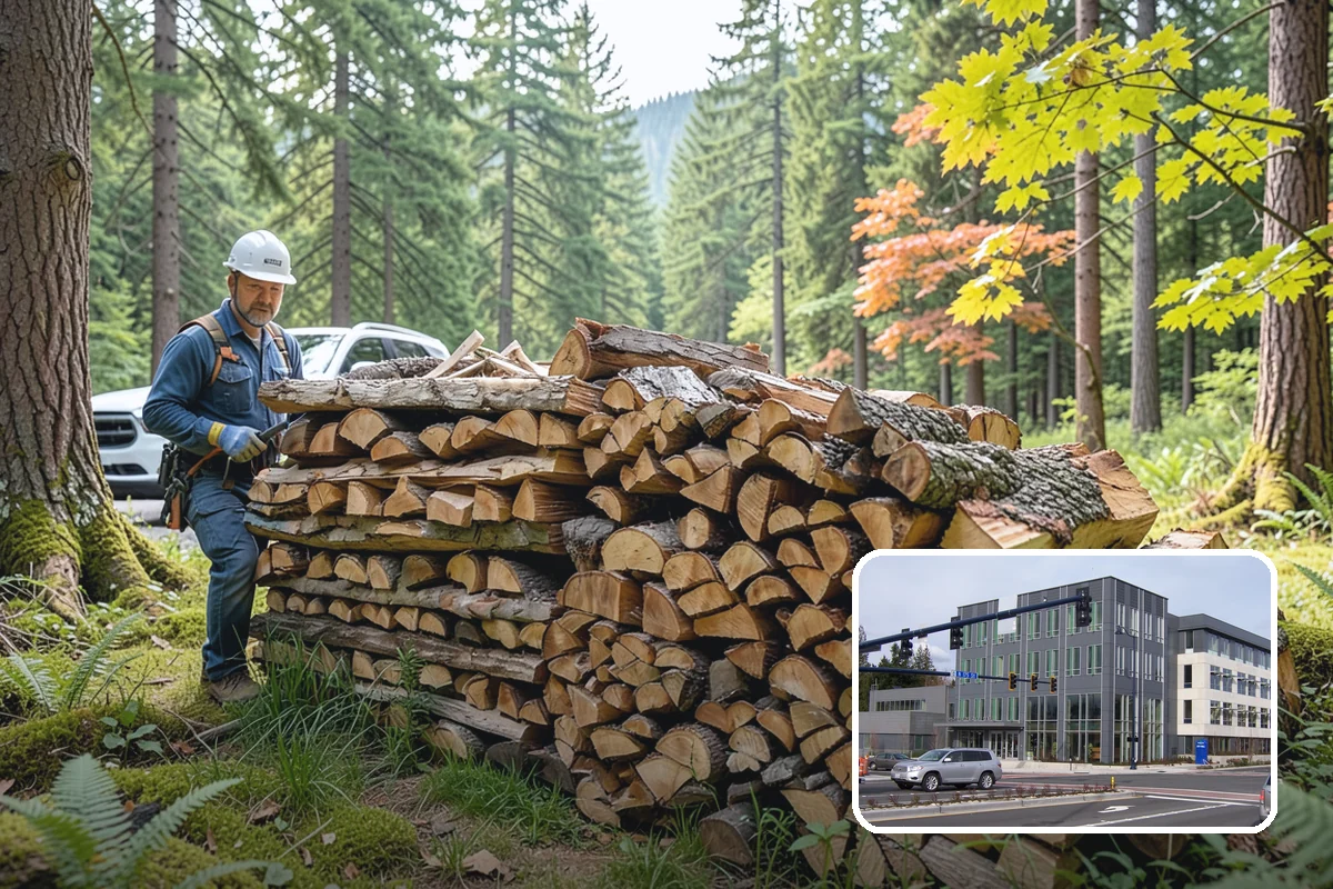 Fall Firewood Delivery in Shoreline, King County, WA - Gets you stocked before the winter rush