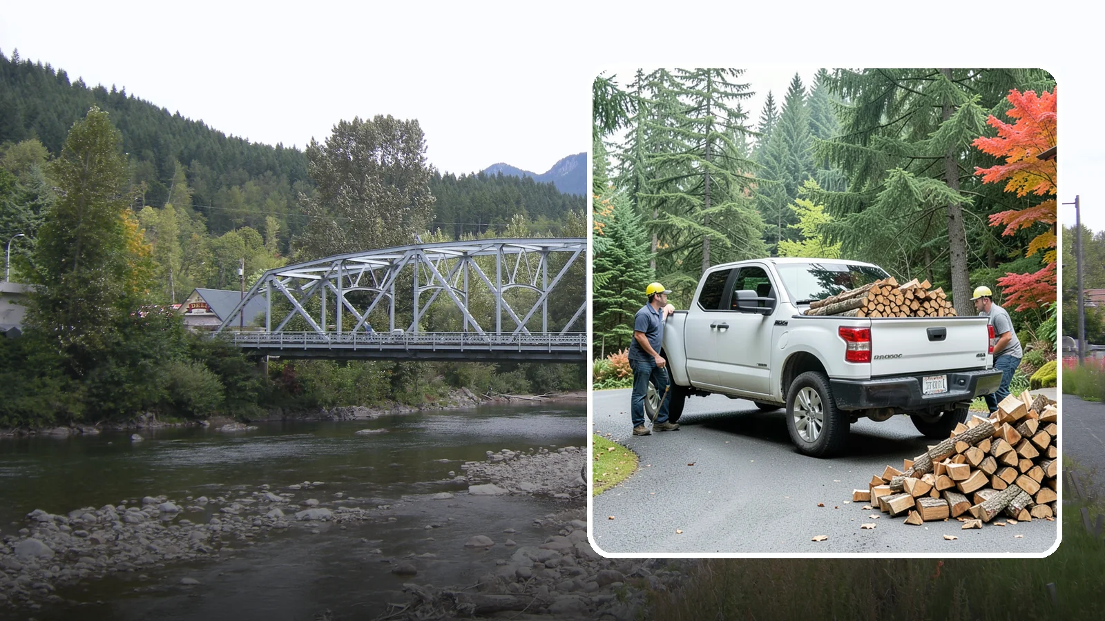 Fall Firewood Delivery in Skykomish, King County, WA - As the Northwest cools down, we deliver a full supply so you head into heating season already stocked and ready.
