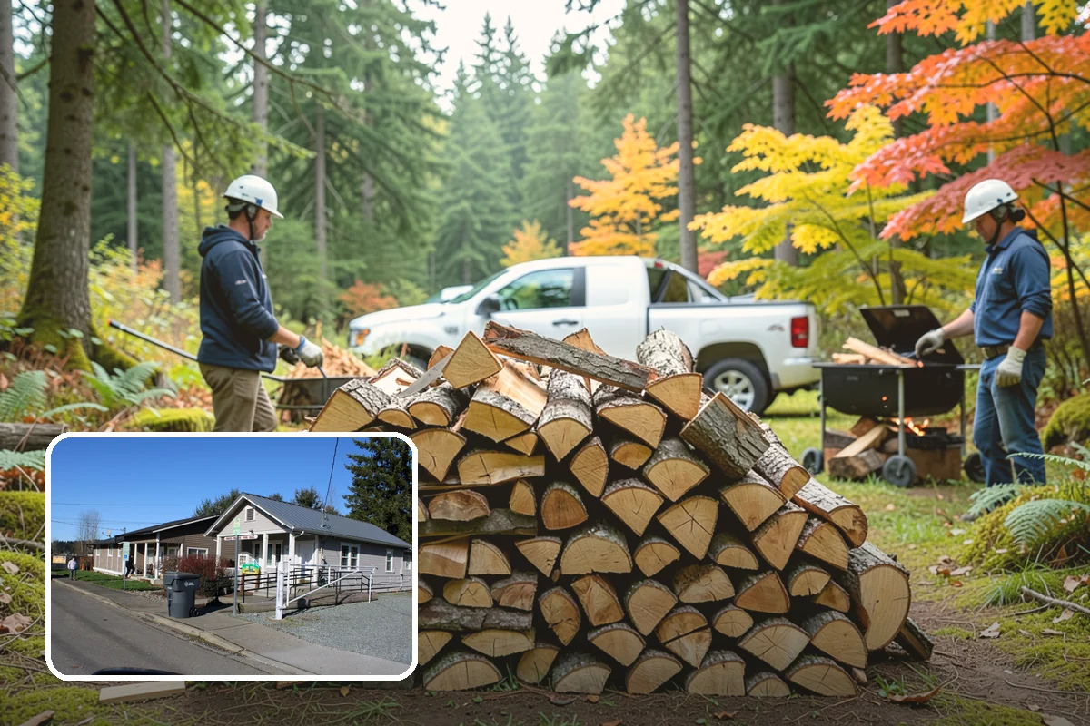 Fall Firewood Delivery in South Prairie, Pierce County, WA - Gets you stocked before the winter rush