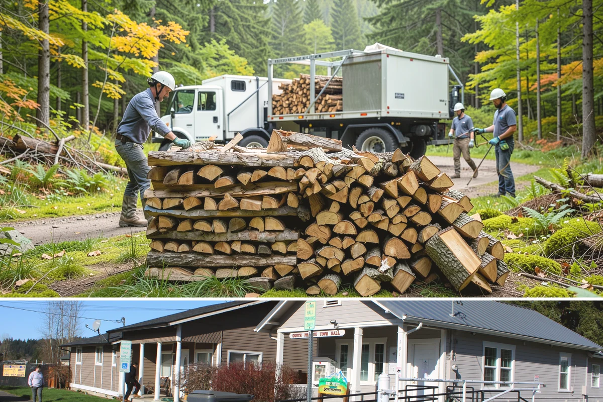 Fall Firewood Delivery in South Prairie, Pierce County, WA - Early to mid fall is ideal, giving you a full supply in place before winter weather and demand both climb.