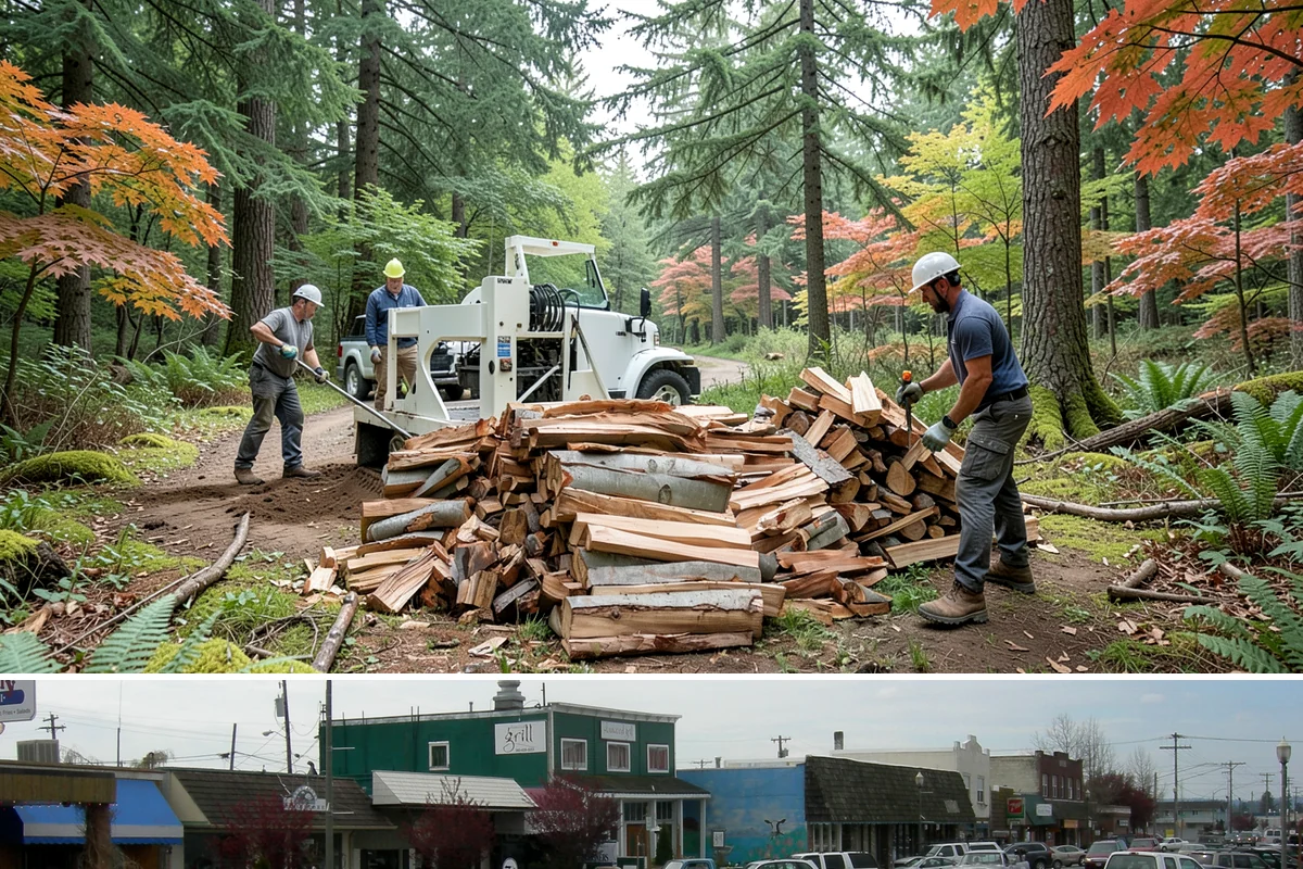 Fall Firewood Delivery in Stanwood, Snohomish County, WA - Early to mid fall is ideal, giving you a full supply in place before winter weather and demand both climb.