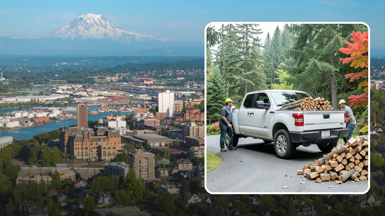Fall Firewood Delivery in Tacoma, Pierce County, WA - As the Northwest cools down, we deliver a full supply so you head into heating season already stocked and ready.