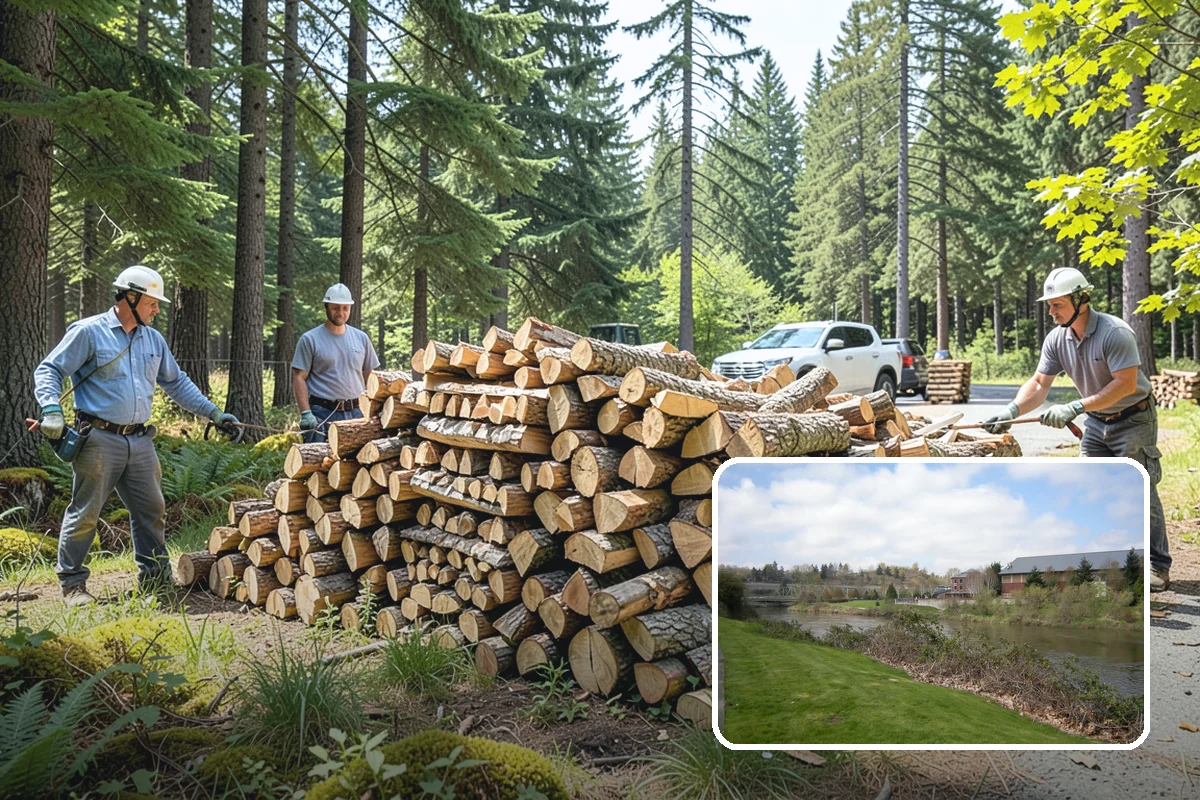 Fall Firewood Delivery in Tukwila, King County, WA - Gets you stocked before the winter rush