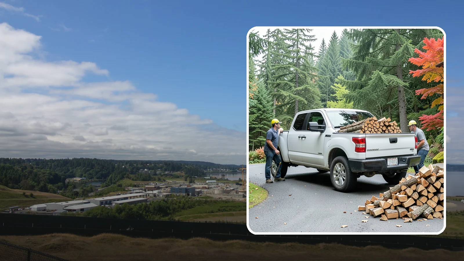 Fall Firewood Delivery in University Place, Pierce County, WA - As the Northwest cools down, we deliver a full supply so you head into heating season already stocked and ready.
