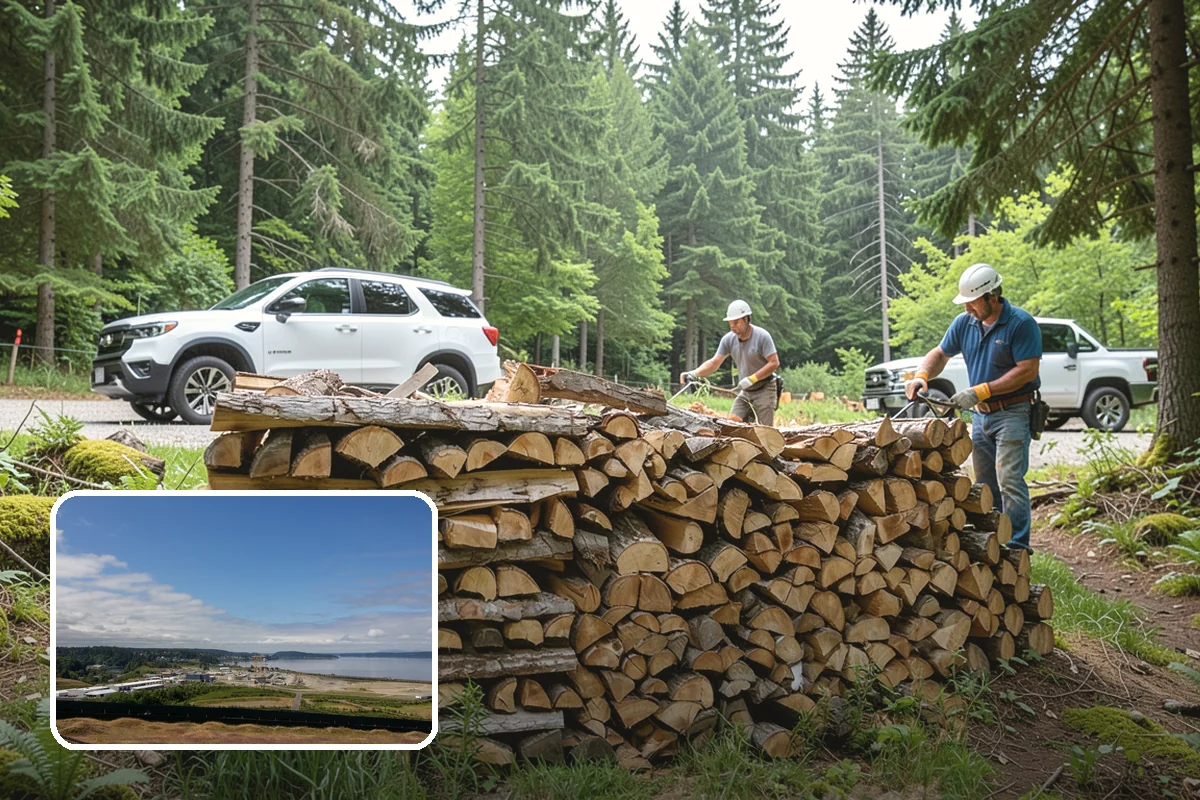Fall Firewood Delivery in University Place, Pierce County, WA - Gets you stocked before the winter rush