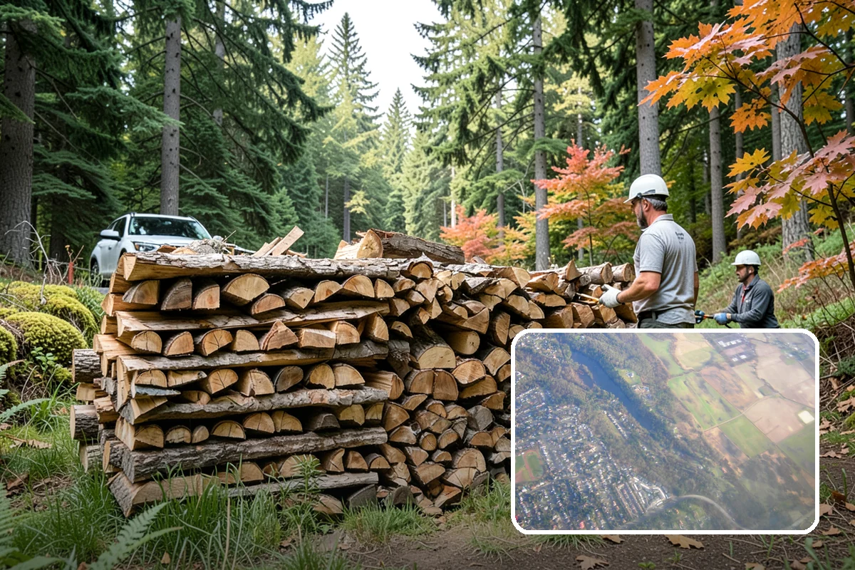Fallen Tree Firewood in Algona, King County, WA - Puts fallen trees to practical use