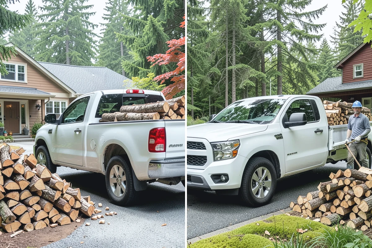 Fallen Tree Firewood in Auburn, King County, WA - We inspect the fallen tree and location