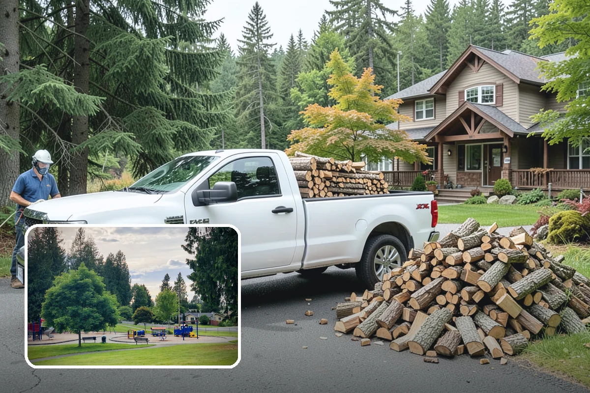 Fallen Tree Firewood in Bonney Lake, Pierce County, WA - Puts fallen trees to practical use