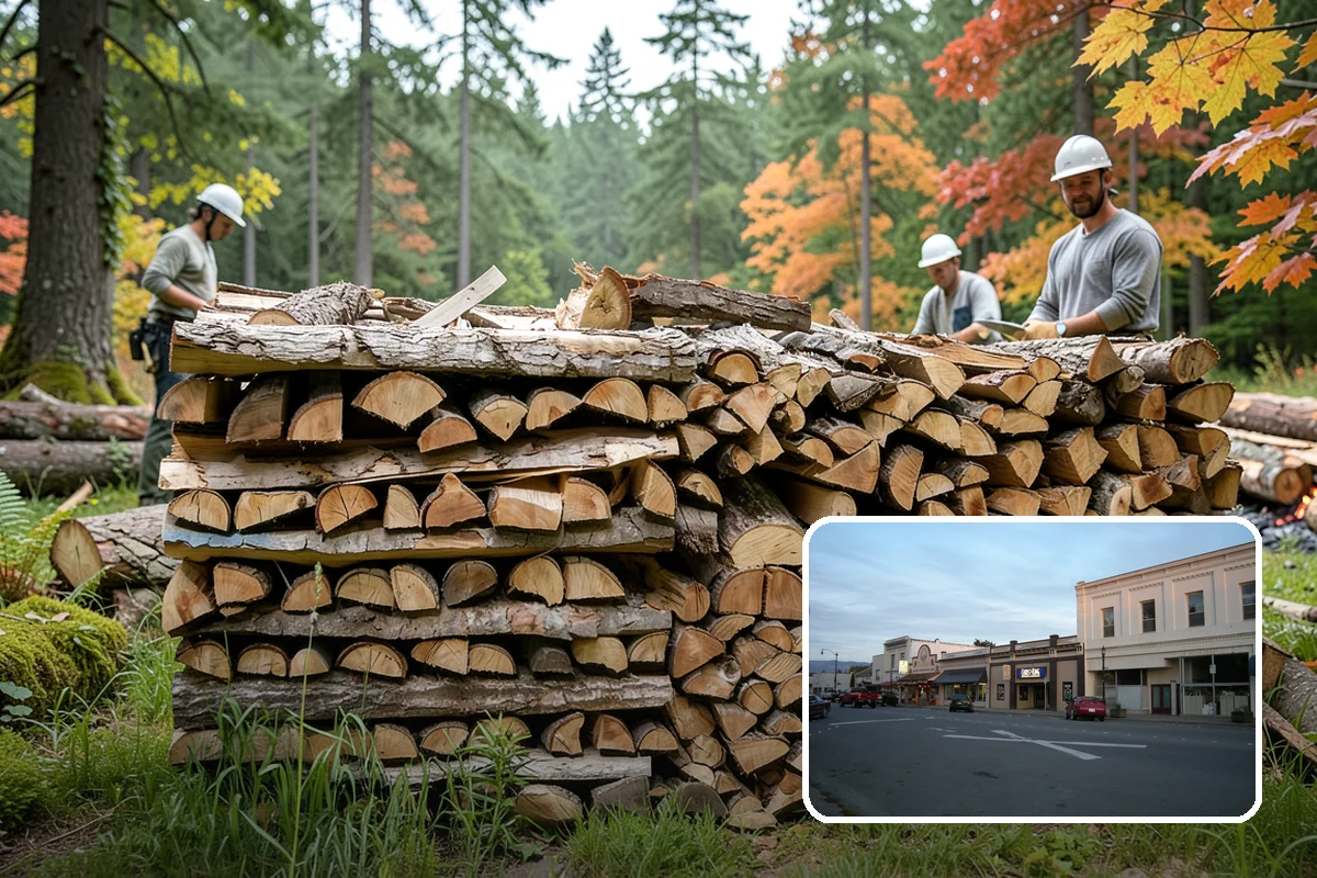 Fallen Tree Firewood in Burlington, Skagit County, WA - Puts fallen trees to practical use