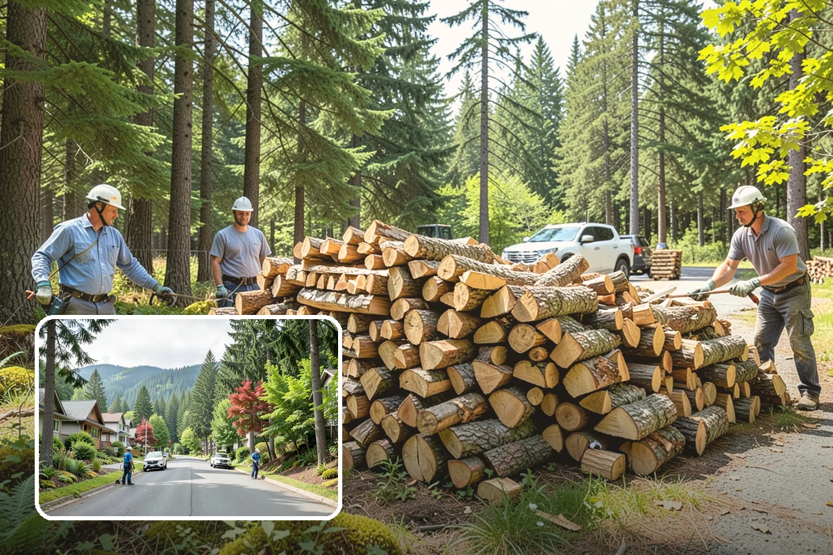 Fallen Tree Firewood in Darrington, WA - Puts fallen trees to practical use