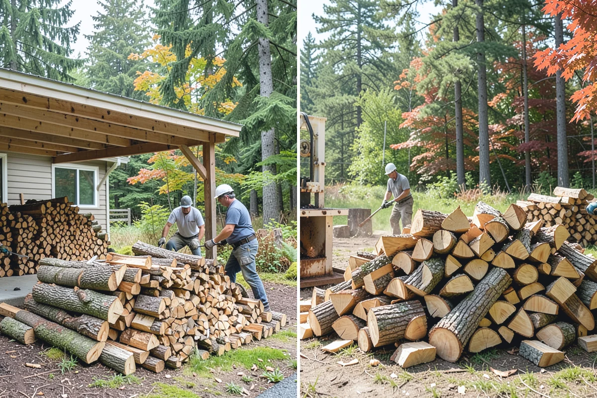 Fallen Tree Firewood in Darrington, WA - We inspect the fallen tree and location