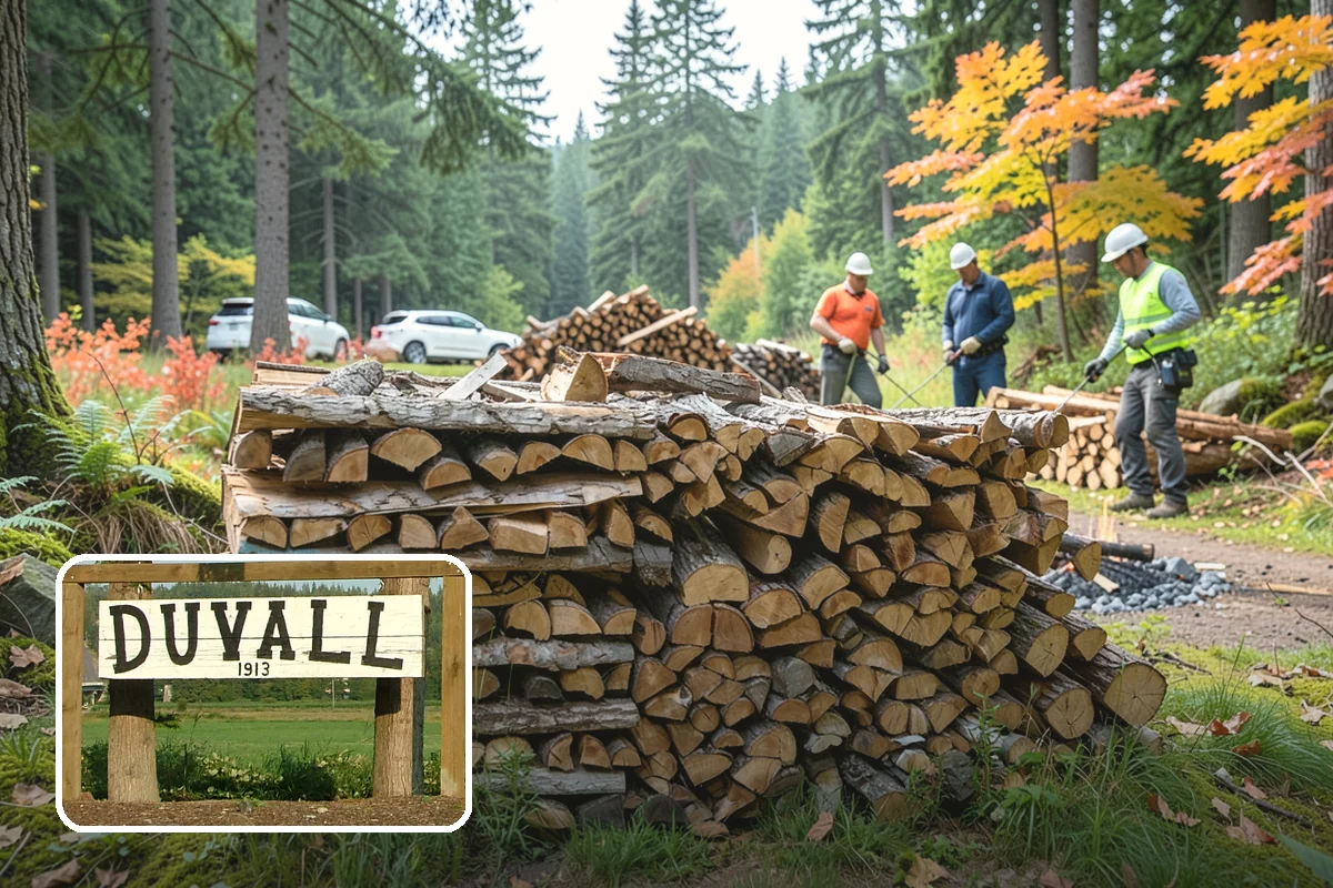 Fallen Tree Firewood in Duvall, King County, WA - Puts fallen trees to practical use