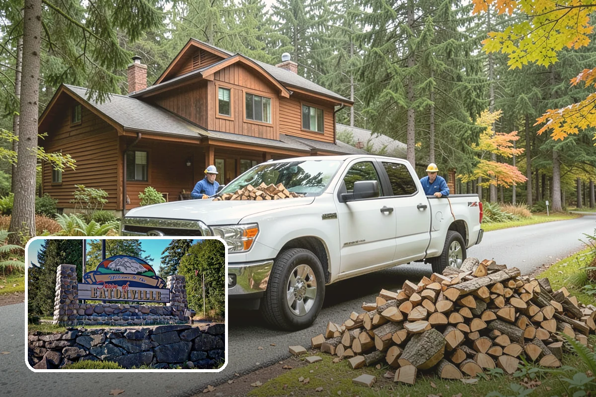 Fallen Tree Firewood in Eatonville, Pierce County, WA - Puts fallen trees to practical use