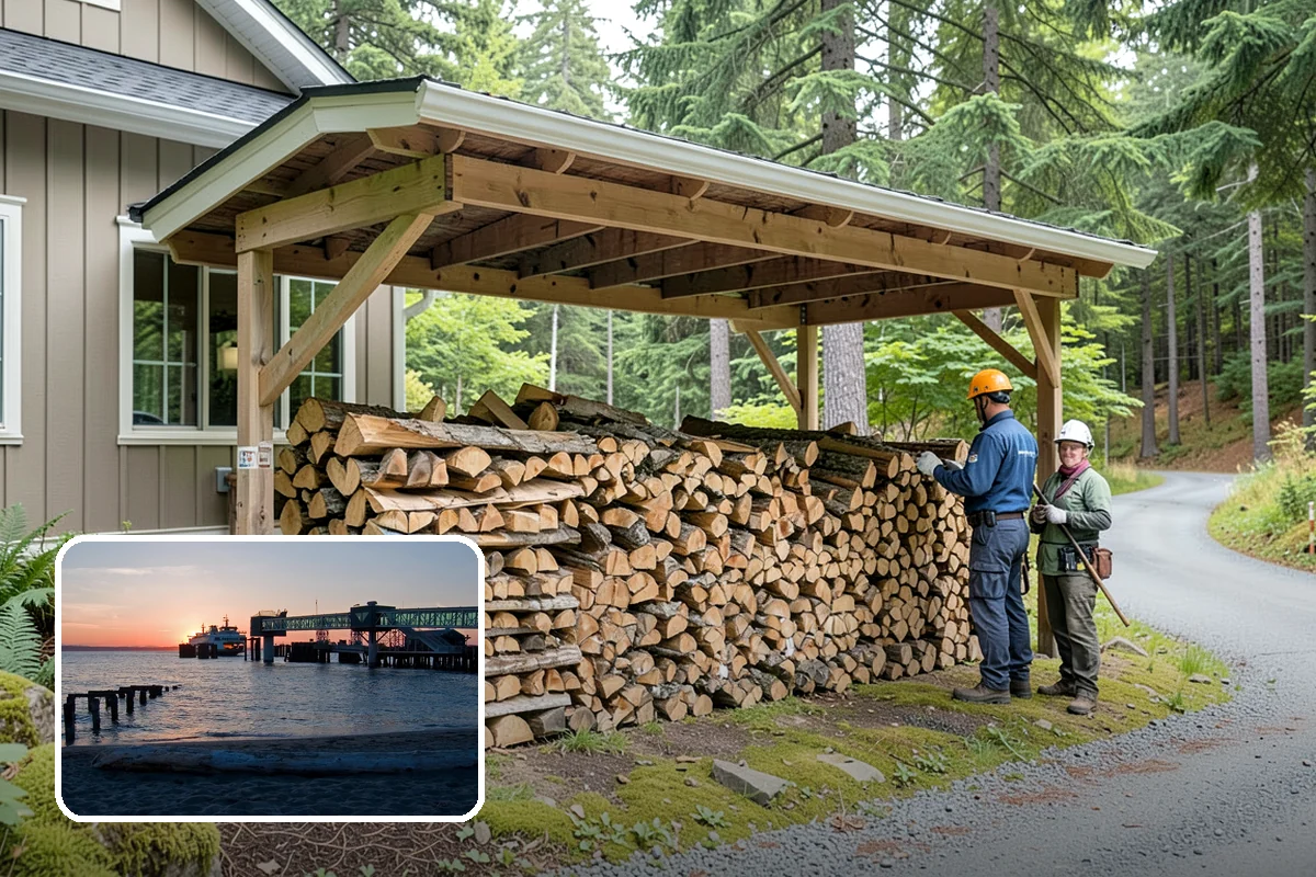 Fallen Tree Firewood in Edmonds, Snohomish County, WA - Puts fallen trees to practical use