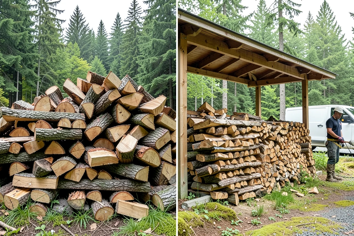 Fallen Tree Firewood in Federal Way, King County, WA - We inspect the fallen tree and location