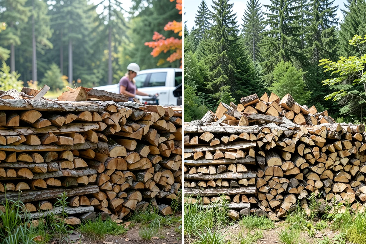 Fallen Tree Firewood in Hunts Point, King County, WA - We inspect the fallen tree and location