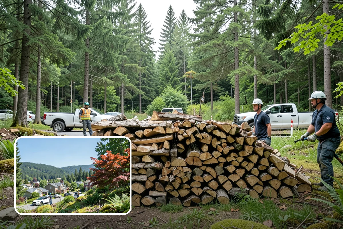 Fallen Tree Firewood in Index, Snohomish County, WA - Puts fallen trees to practical use