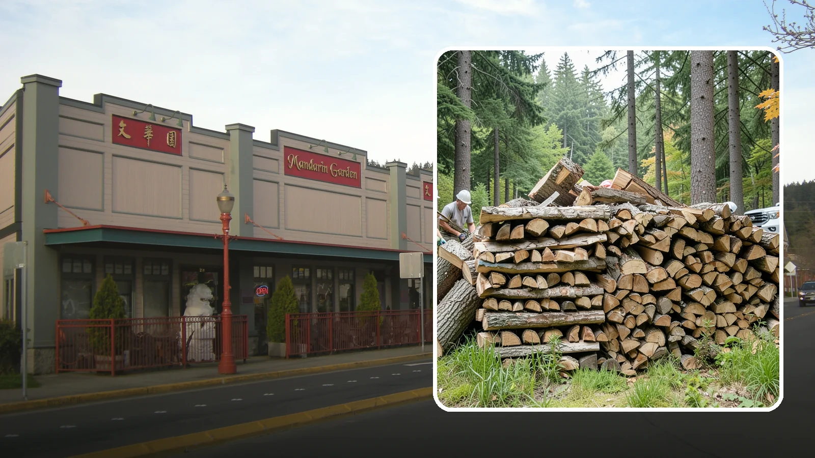 Fallen Tree Firewood in Issaquah, King County, WA - We convert already-fallen trees on your property into split, seasoned-ready firewood.