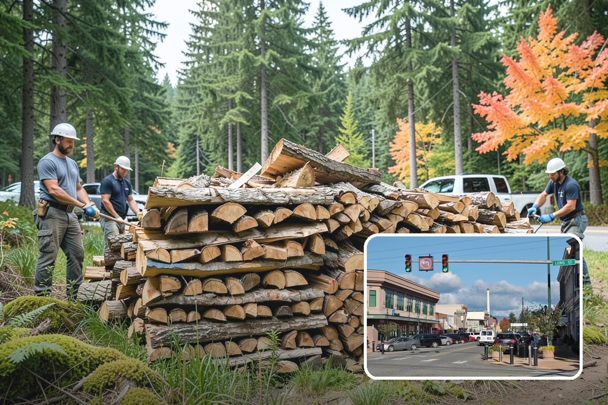 Fallen Tree Firewood in Monroe, Snohomish County, WA - Puts fallen trees to practical use