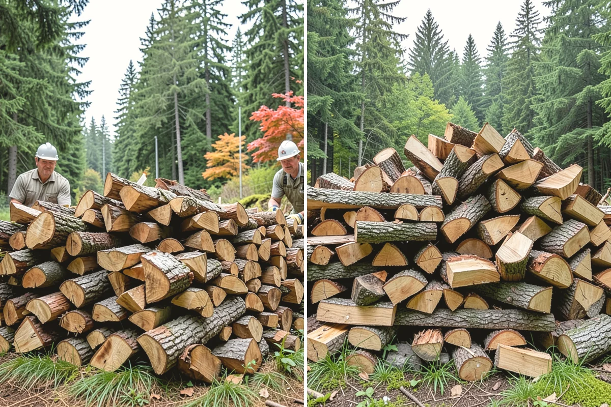 Fallen Tree Firewood in Mukilteo, Snohomish County, WA - We inspect the fallen tree and location