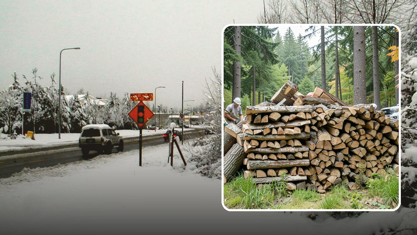 Fallen Tree Firewood in Newcastle, King County, WA - We convert already-fallen trees on your property into split, seasoned-ready firewood.
