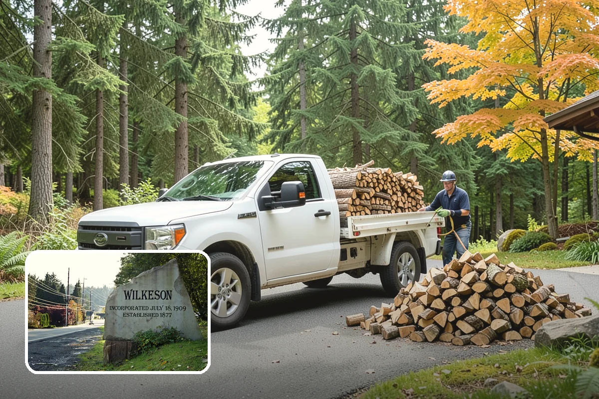 Fallen Tree Firewood in Wilkeson, Pierce County, WA - Puts fallen trees to practical use