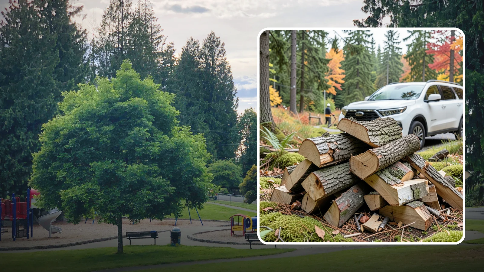Fatwood in Bonney Lake, Pierce County, WA - Resin-rich fatwood that ignites easily and burns hot to start fires even in soggy conditions.