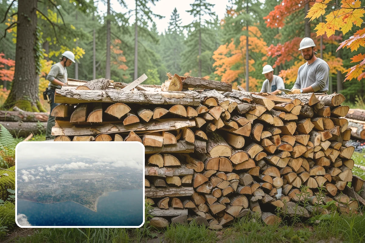 Fatwood in Burien, King County, WA - Resin content ignites quickly and burns hot