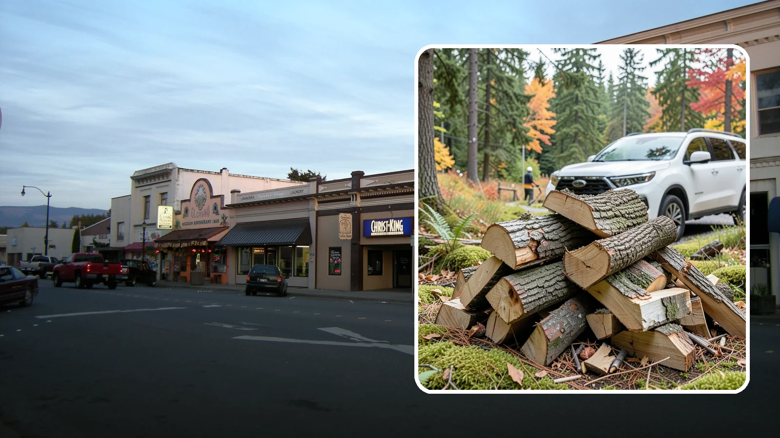 Fatwood in Burlington, Skagit County, WA - Resin-rich fatwood that ignites easily and burns hot to start fires even in soggy conditions.
