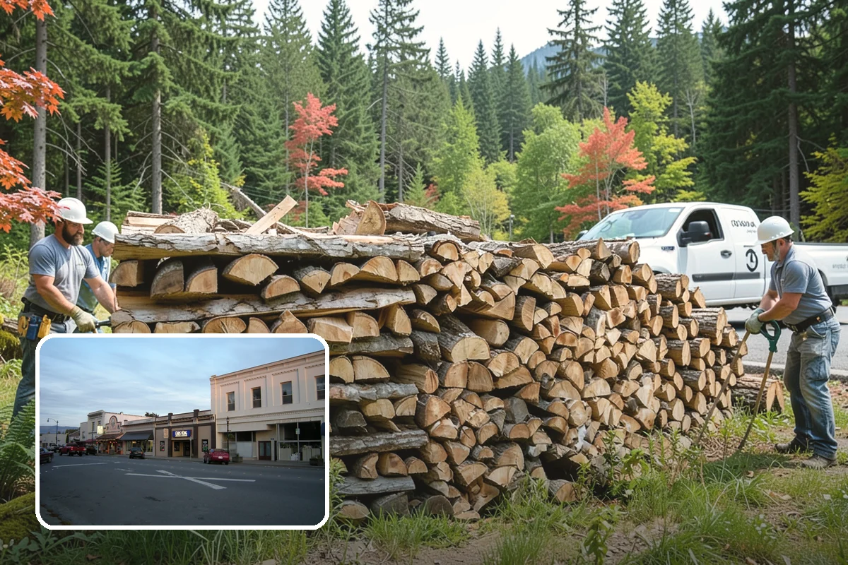 Fatwood in Burlington, Skagit County, WA - Resin content ignites quickly and burns hot