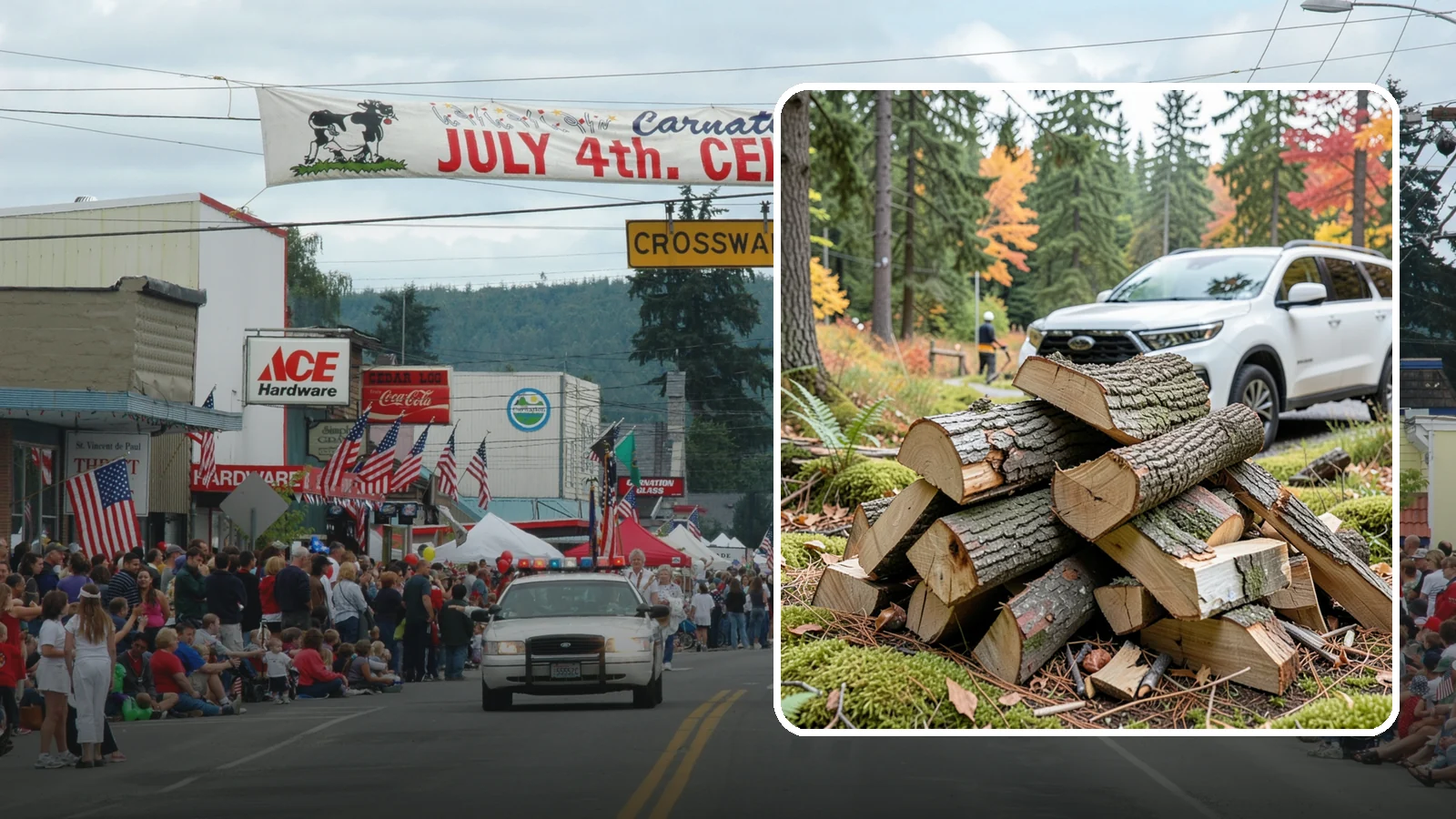 Fatwood in Carnation, King County, WA - Resin-rich fatwood that ignites easily and burns hot to start fires even in soggy conditions.
