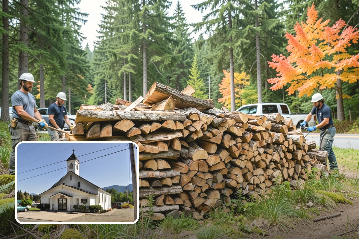 Fatwood in Concrete, Skagit County, WA - Resin content ignites quickly and burns hot