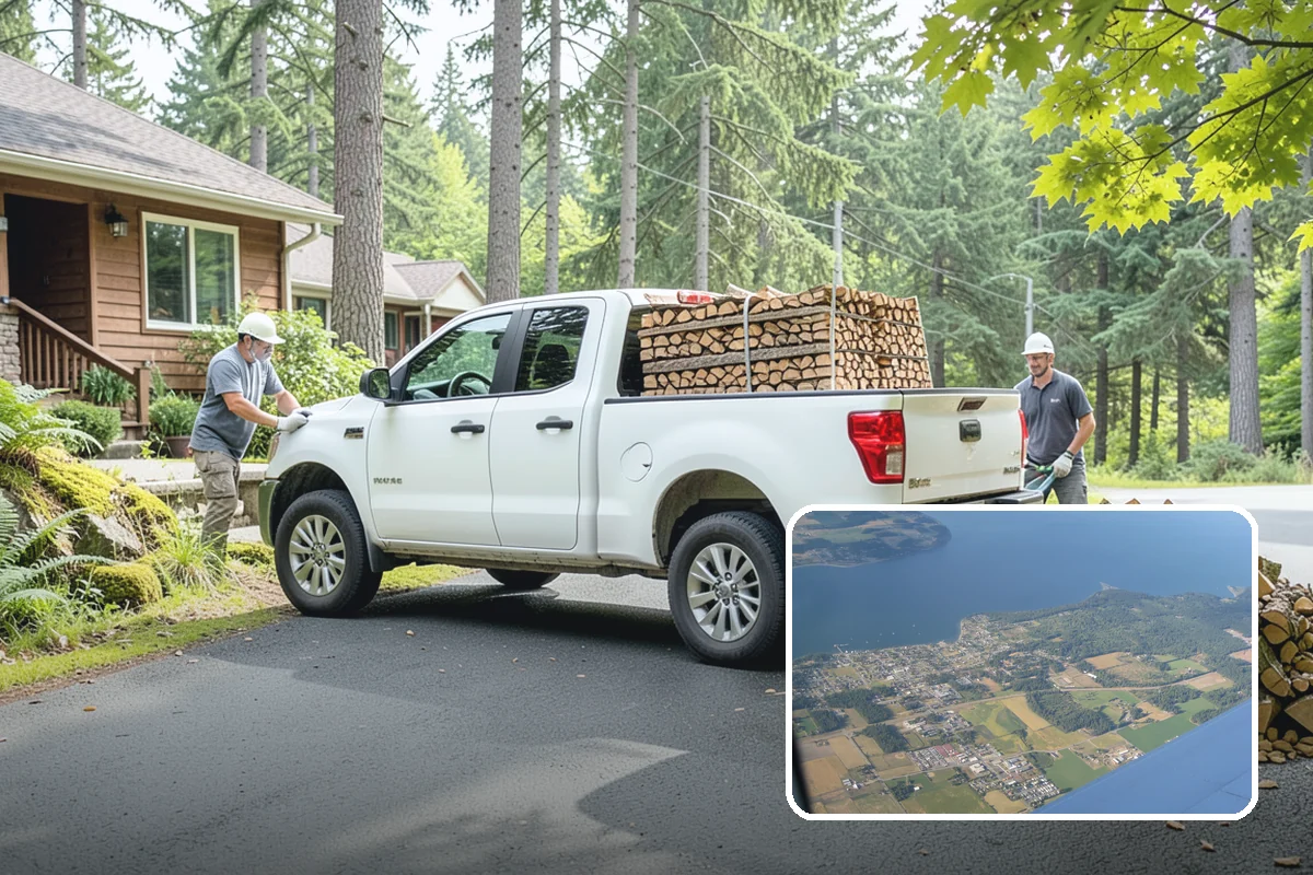 Fatwood in Coupeville, Island County, WA - Resin content ignites quickly and burns hot