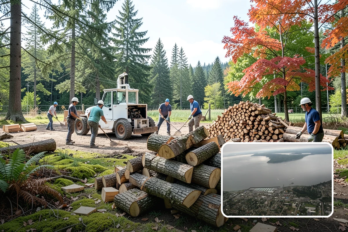 Fatwood in Des Moines, King County, WA - Resin content ignites quickly and burns hot