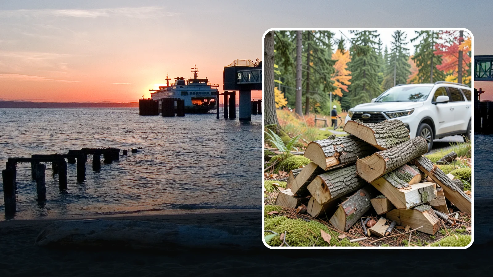 Fatwood in Edmonds, Snohomish County, WA - Resin-rich fatwood that ignites easily and burns hot to start fires even in soggy conditions.