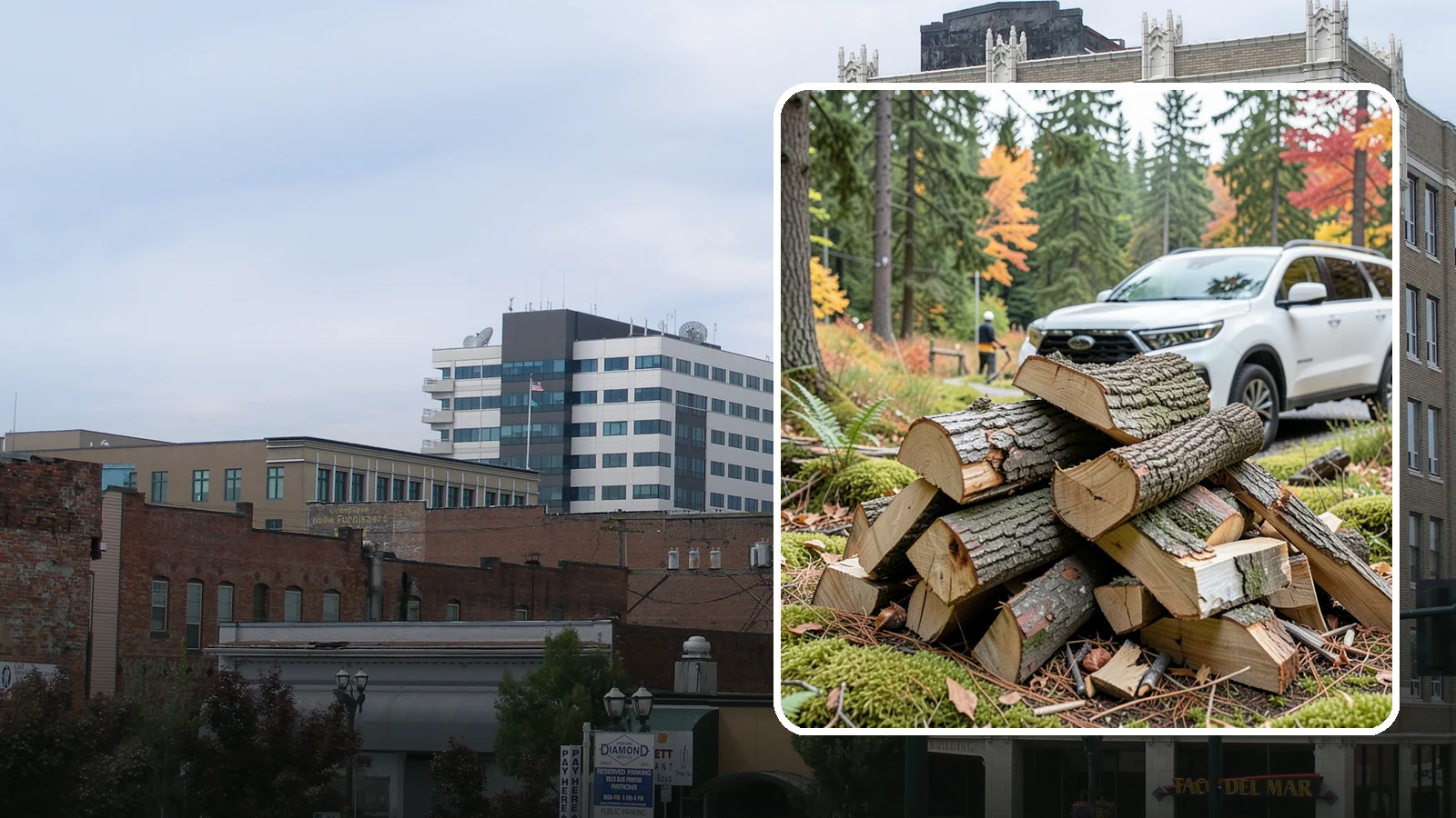 Fatwood in Everett, Snohomish County, WA - Resin-rich fatwood that ignites easily and burns hot to start fires even in soggy conditions.